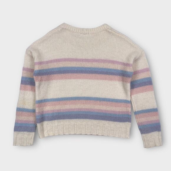 $188 Rails Sweater Womens X-Small Lani Sunset Striped Wool Alpaca Cream Colorful - Picture 5 of 14